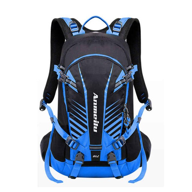 Fiets Tas Draagbare Waterdichte Sport Rugzak 20L Outdoor Wandelen Klimmen Pouch Fietsen Fiets Rugzak: blauwe kleur