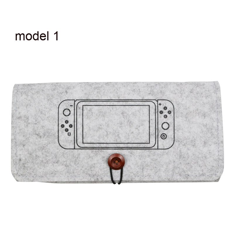 Protection Package Portable Case For Nintend Switch Storage Game Console For Switch NS Protective Bag Game Accessories: White-Gray