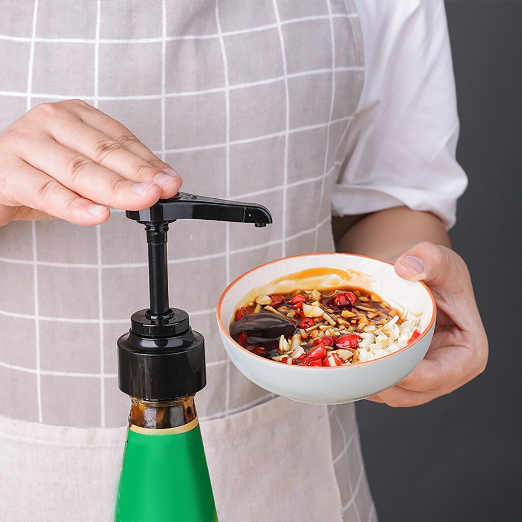 Bottle Nozzle Press Nozzle Operated Pump Head Home Essential Push-type Artifact Kitchen Restaurant Bar Supplies