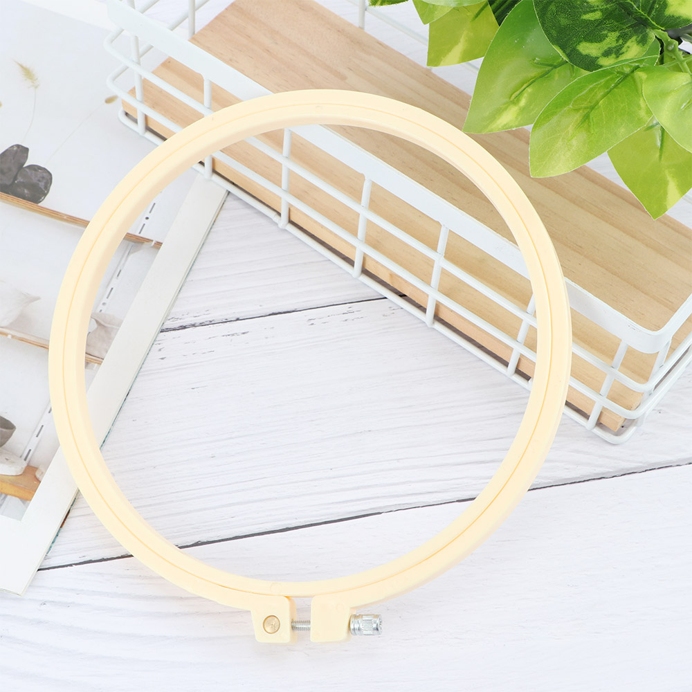 7 storlek plast godis färg diy sy broderi ring hoop verktyg broderi korsstygn ram ram ring rund båge hantverk