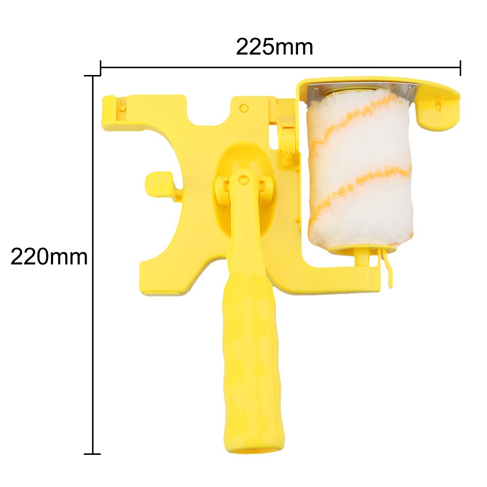 Ren-kutt maling kant rulle multiuse vegg dekorative håndtak verktøy til hjemmet vegg tak rull pensel maling pensel