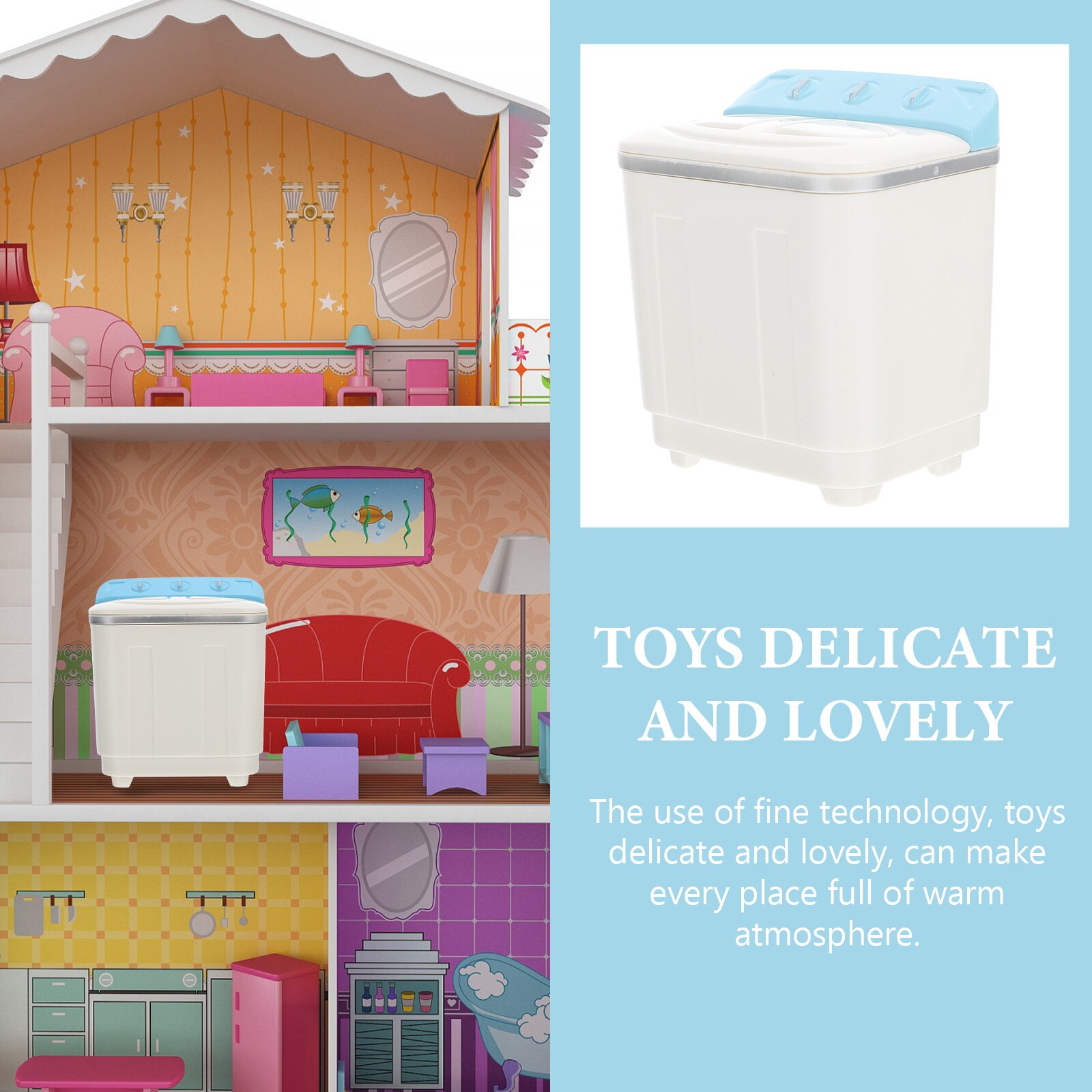 Practical Home Appliance Plaything Kids Mini Washing Machine Education