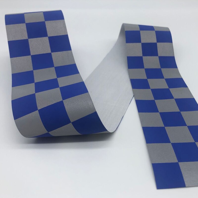 Nastro di sicurezza in tessuto riflettente argento per borse per abbigliamento da cucire