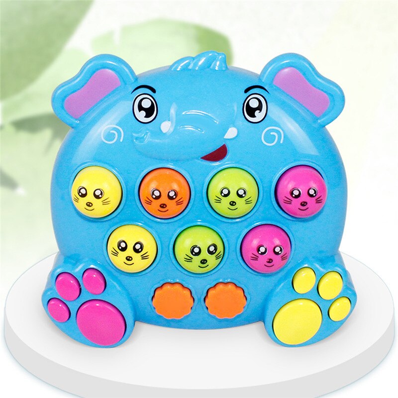 Sparkling Musical Electronic Toys Play Knock Hit Hamster Insect Game Infant Baby Educational Instrumentos Toys