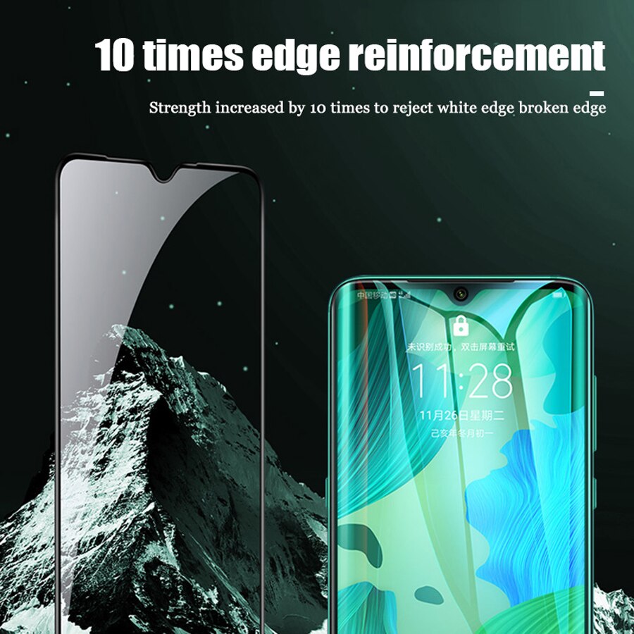 Protecteur d&#39;écran, 3 pièces, Film à couverture complète en verre pour Huawei P Smart Z P30 Lite P40 P20 Pro P50
