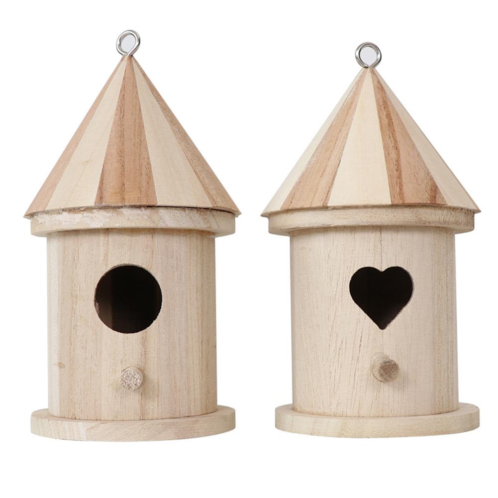 Newest DIY Bird House Bird Nest Outdoor Hanging Bird Feeder Kids Crafts for Outdoors Garden Home Decoration #CW