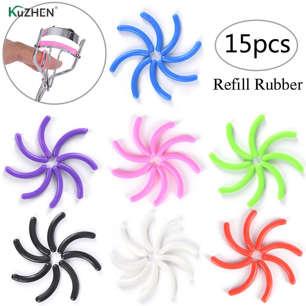15 stks/set Vervanging Wimperkruller Wimperkruller Refill Rubber Pads Plastic Beauty Tool Make Up Vervanging
