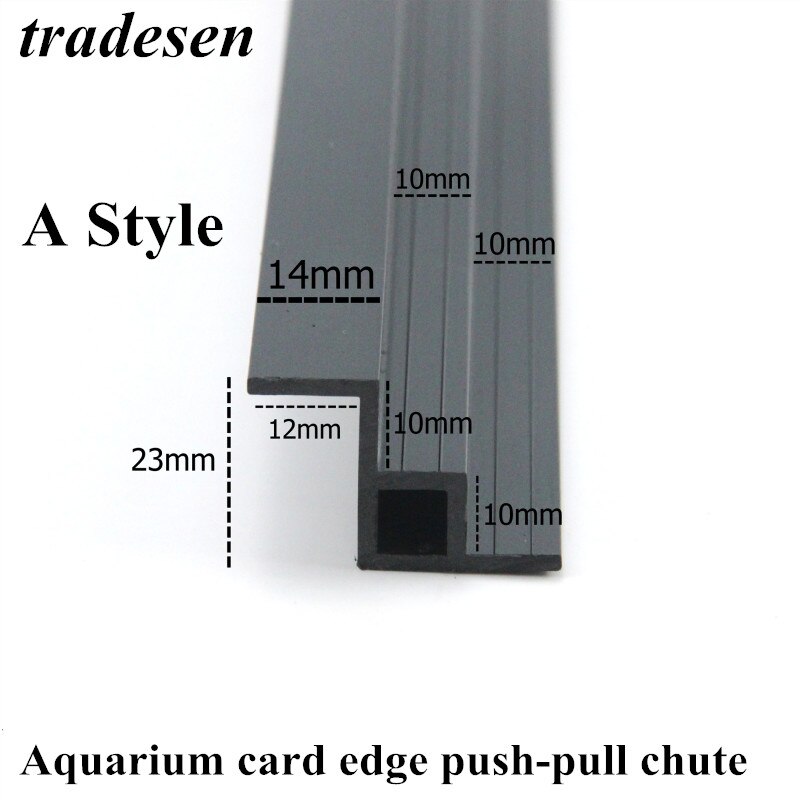 Aquarium Aquarium PVC kunststoff rutsche fisch Panzer doppel Deck seite streifen doppel Deck rutsche seite streifen doppel Deck drücken-ziehen rutsche