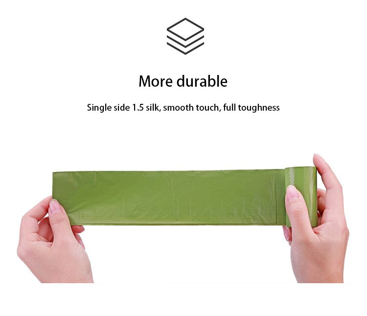 Biodegradable Pet Dog Poop Bags Portable Carrier Dog Waste Bags Dispenser Outdoor Degradable Dog Trash Excrement Toilet Bags