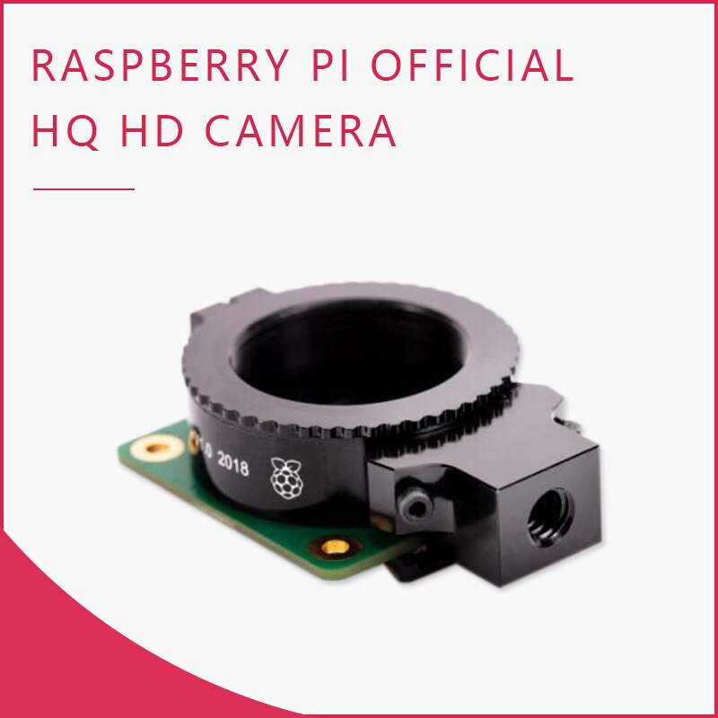 Raspberry Pi – caméra HQ 12,3 mp, Sony IMX477, , capteur compatible avec les objectifs c-et c-mount