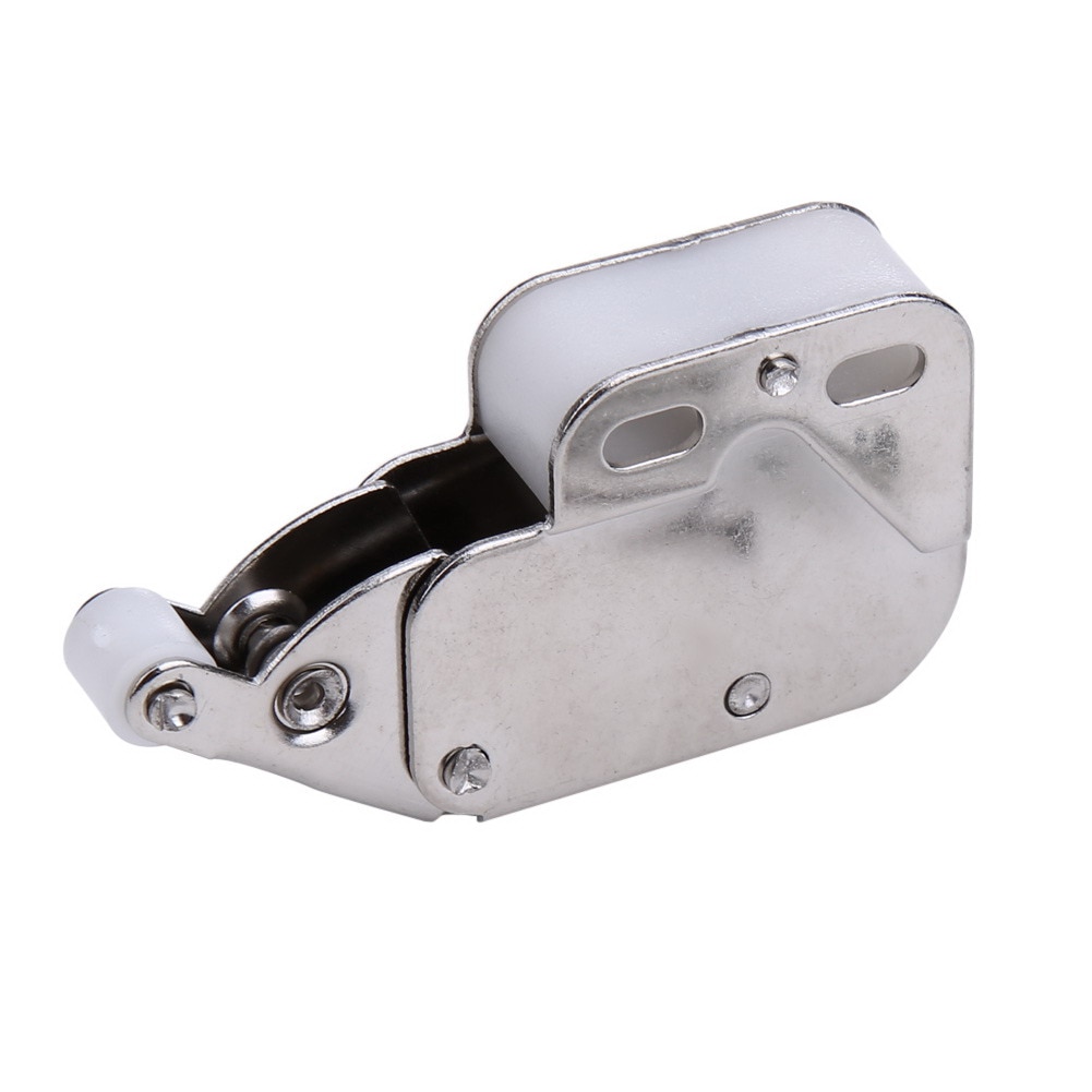 Mini Push Lente Clip Lock Catch Klink Kasten Anti-Diefstal Kast Deuren Lock Met Cross Keys Voor Meubels Hardware