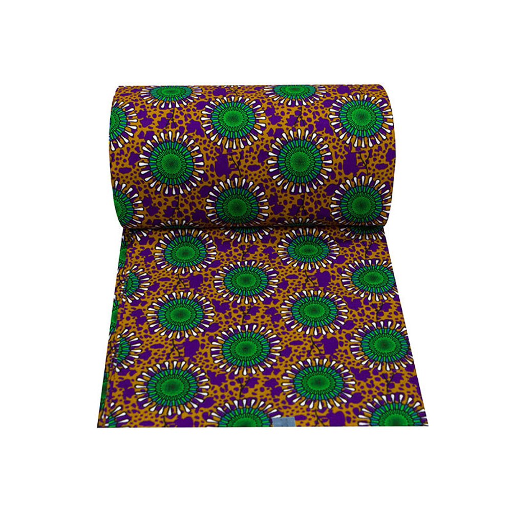 1 Yard Circle Print African Wax Print Fabric Ankara African Fabric for Party Dress DIY 100% Polyester African Tissus