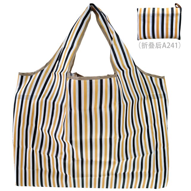 Large Size Supermarket Grocery Bag Reusable Women's Handbag 50 Lb Shopper Shoulder Bag Foldable Shopping Bag Finishing Bag: 51025