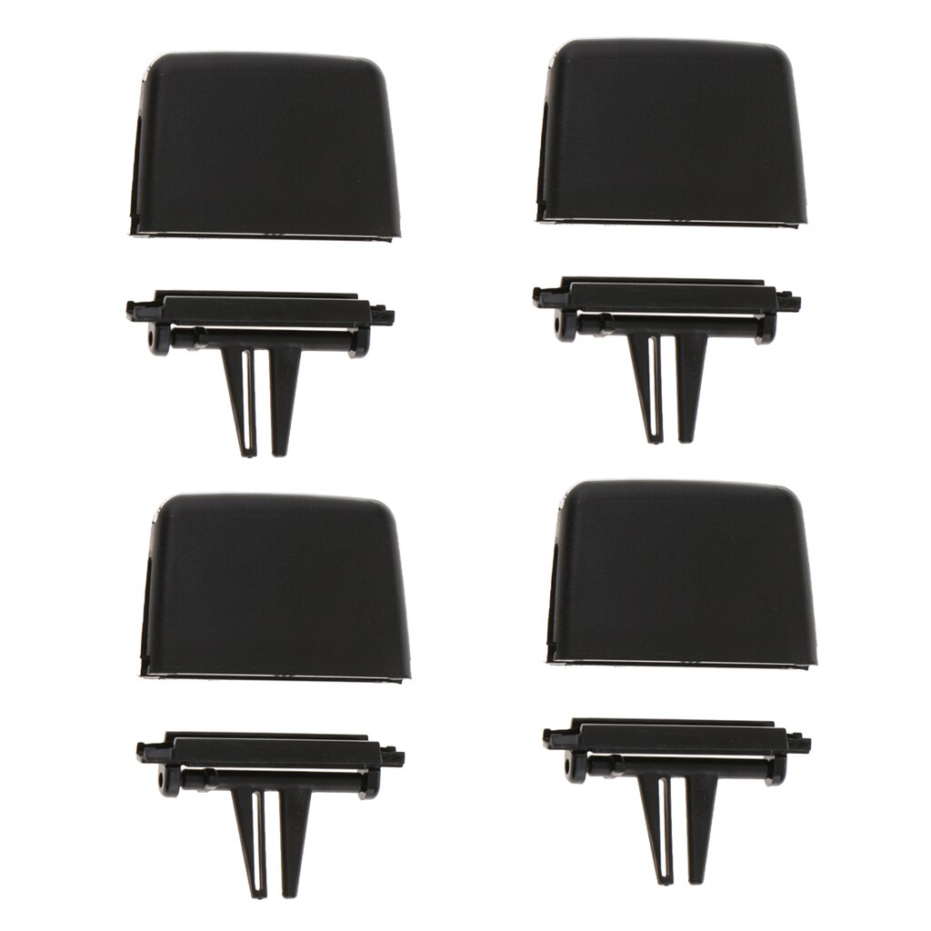 4 Pack Black Car Front A/C Air Conditioning Outlet Tab Clip for BMW 3 Series Brand