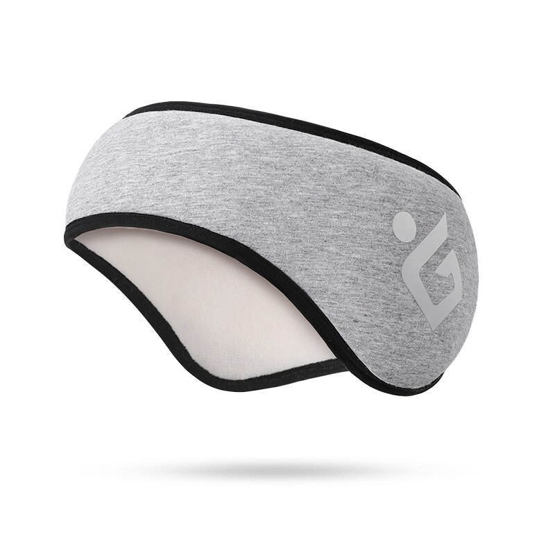 Ear Warmer Winter Warm Earmuffs Sports Ear Protection Artifact Hair Band Plush Windproof Cold Ear Warmer: gray