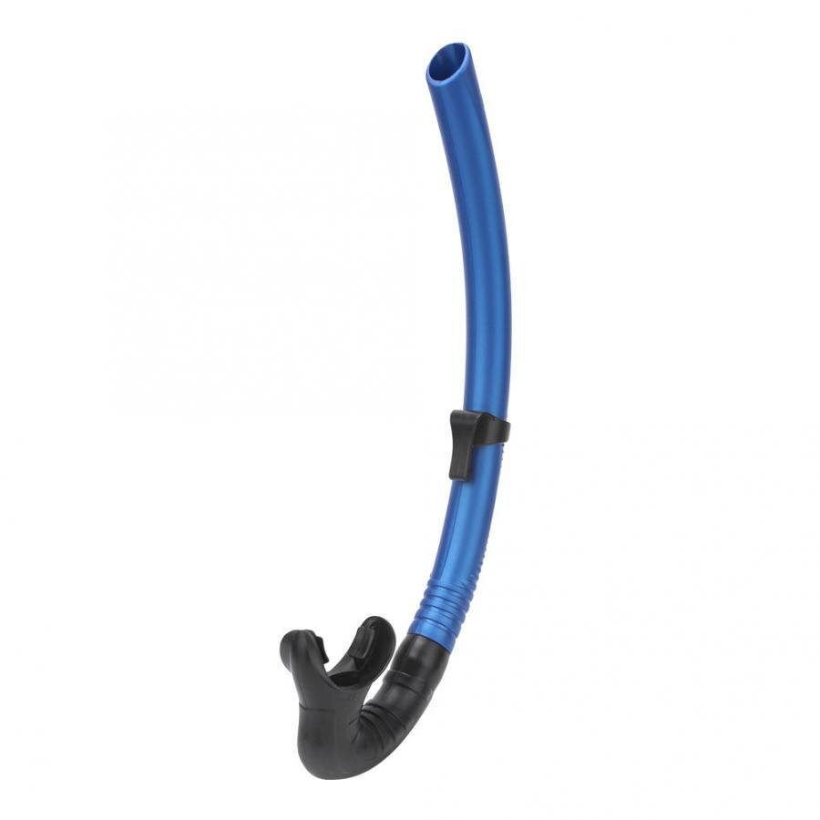 Tubo de respiración para buceo, accesorio de PVC + silicona para respiración de aire, para natación, subacuática: Azul