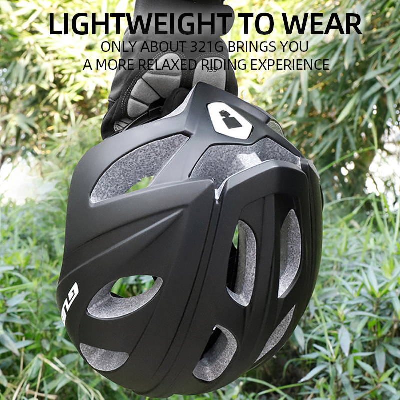 GUB-casco de bicicleta de carretera para hombre y mujer, con luz trasera integrada, gafas de seguridad, equipo de ciclismo