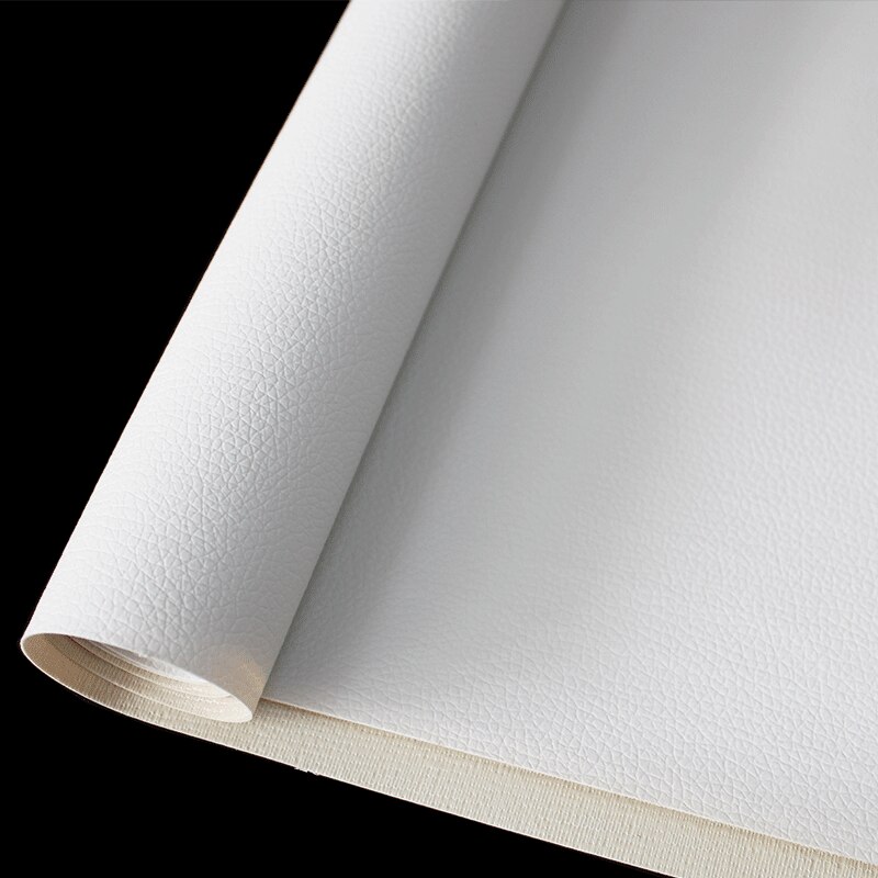 Tissu en Faux cuir PVC synthétique, 50x70cm, petit, épais, motif galets, Litchi, couleur Pure, pour bricolage, décoration de la maison: 14