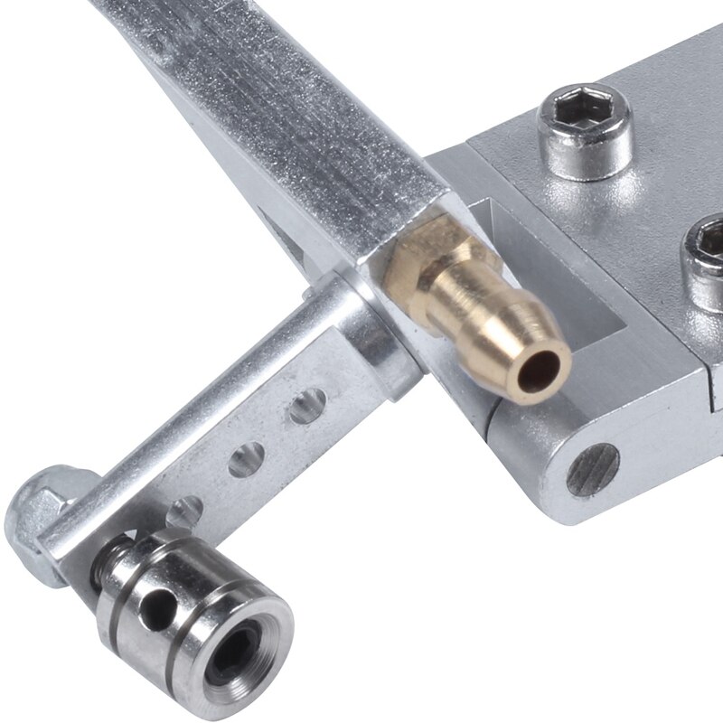 aluminium lang rc båt ror med vannoppsamler absorberende styring til elektrisk gass fjernkontroll modell deler cnc