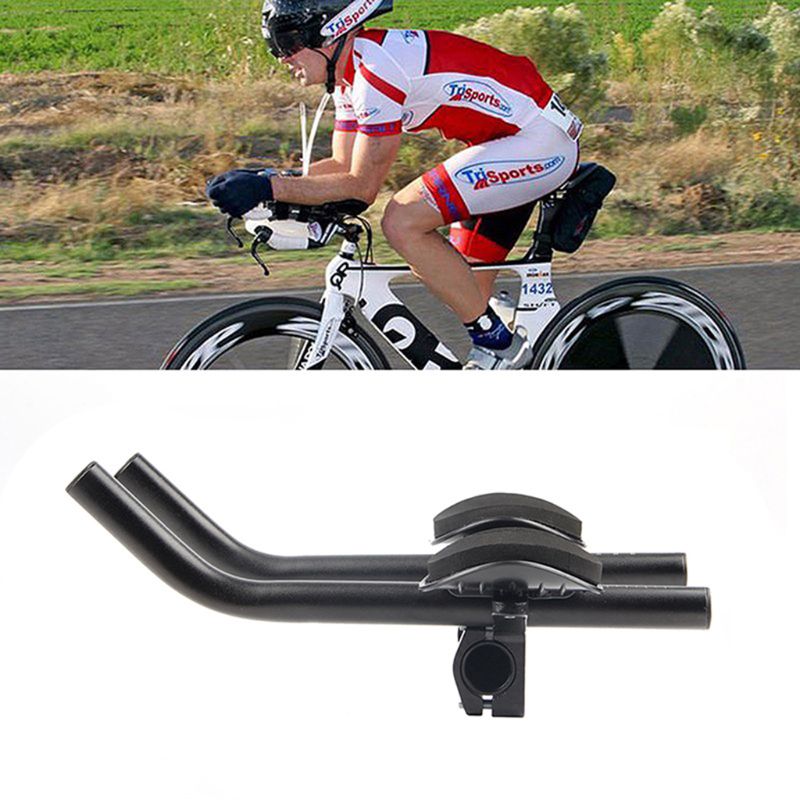 Bicycle Aluminum Alloy Rest TT Handlebar Relax Handle Bar Extension for MTB Bike W91C