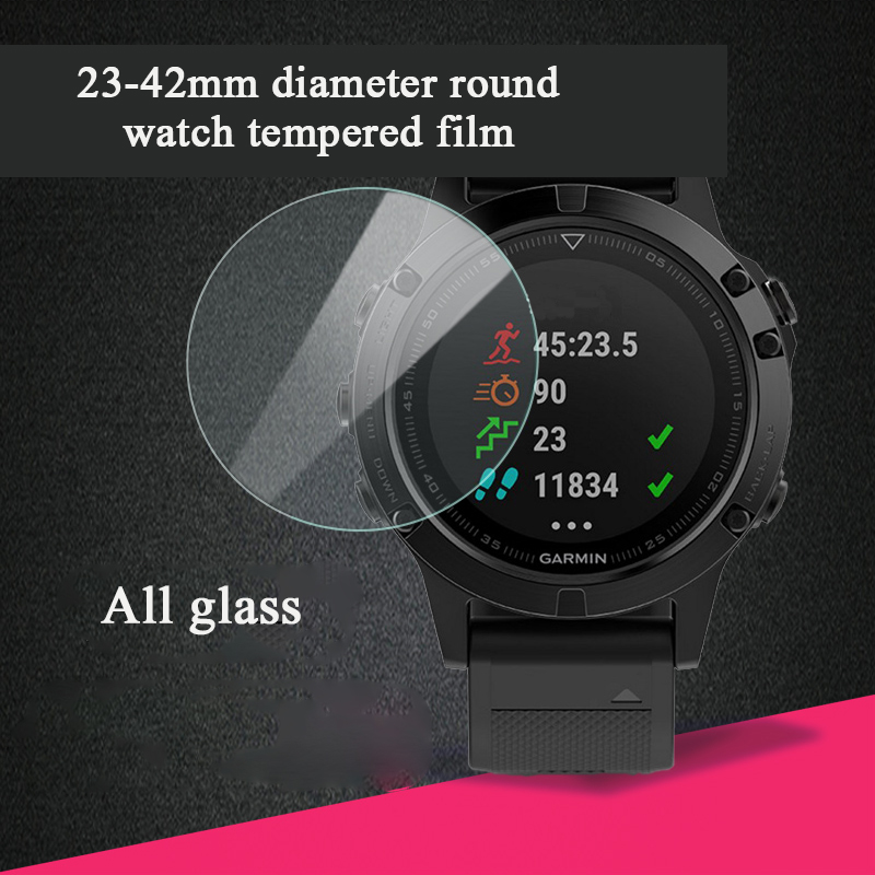 Universal Tempered Glass For Round Watch Protective Film For Smart Watch Screen Protector Diameter 27mm 30mm 32mm 34mm 36mm