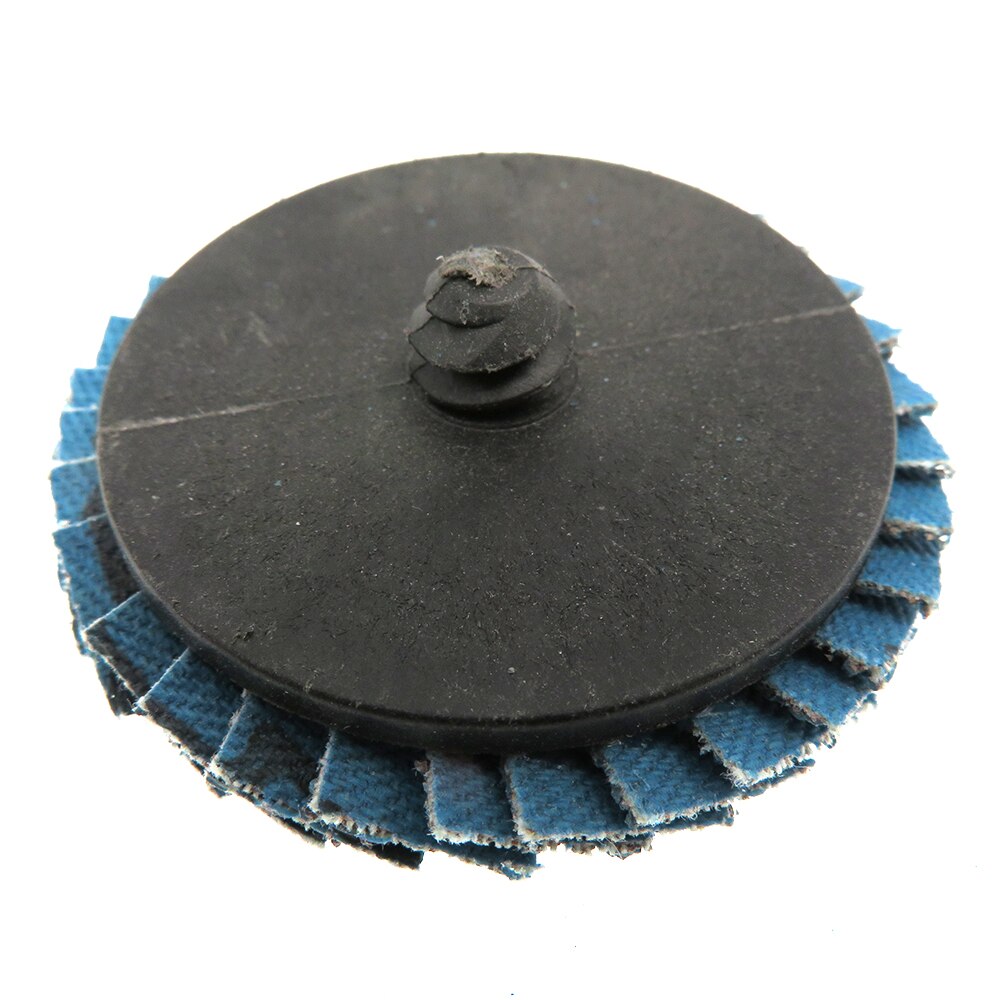 2" 50mm Flap Disc Sanding Disk for Roloc Roll Lock 40 Grit Abrasive Tools Fits Polishing Metal Iron Rust Removal Grinding Wheel