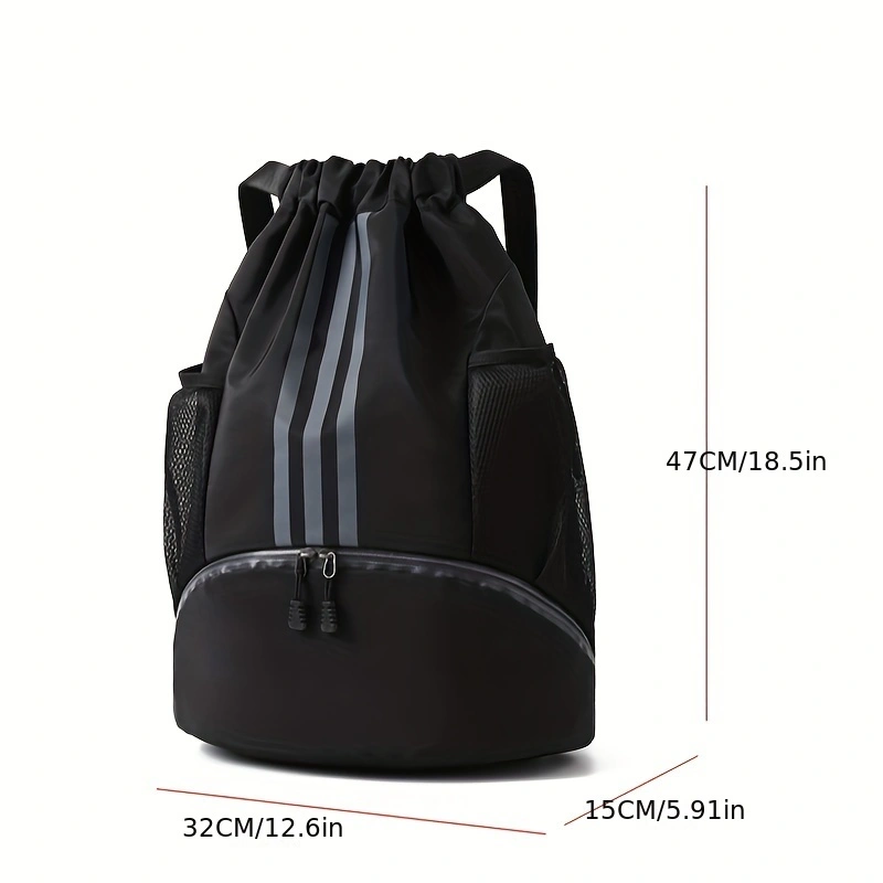 Bolsa de gimnasio, mochila de Fitness para mujeres y hombres, mochila de baloncesto, bolsas de almacenamiento de fútbol al aire libre, mochila deportiva con cordón de entrenamiento
