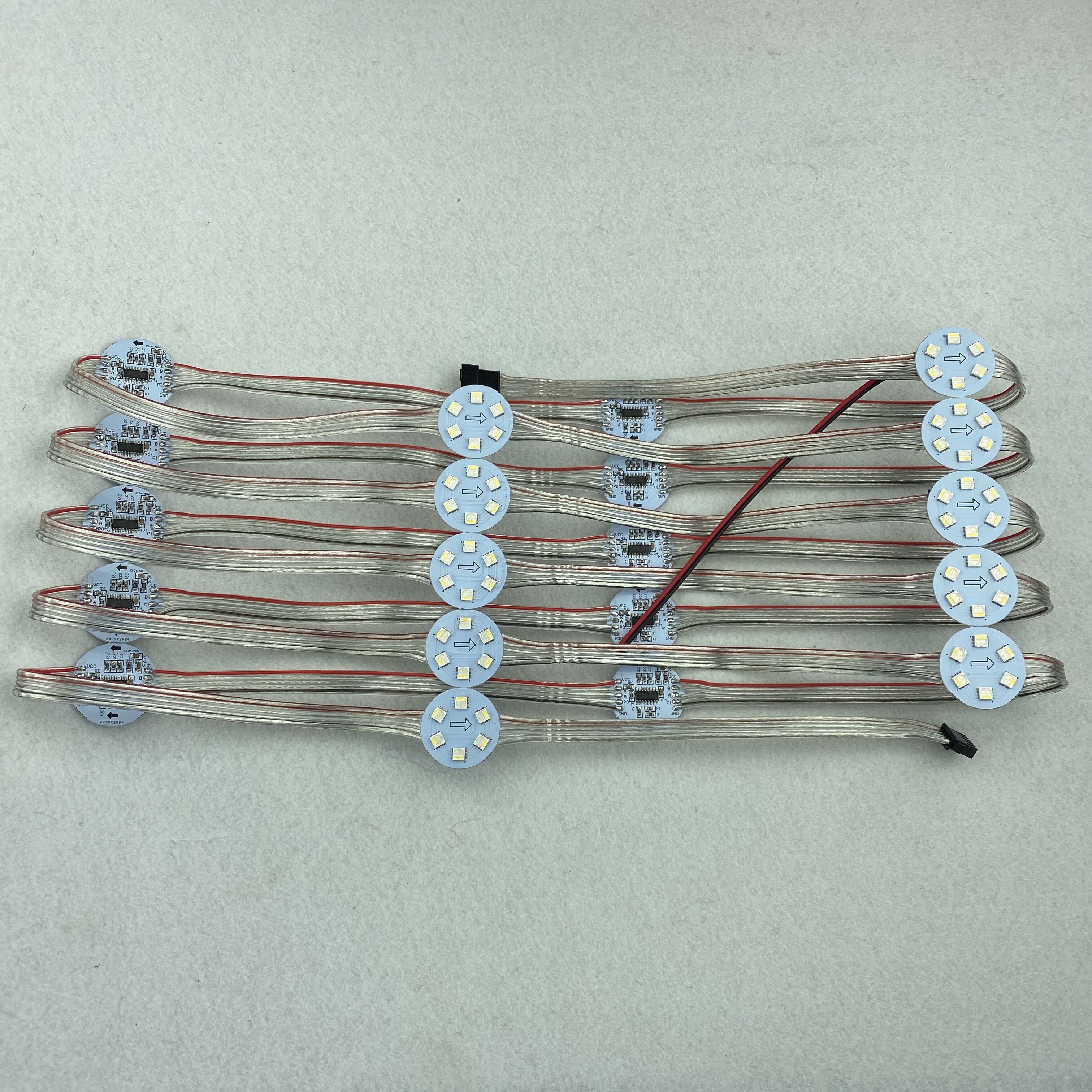 standard DMX512 DC24V RGBW;addressable pixel module,1.44W(6LEDs);non-waterproof