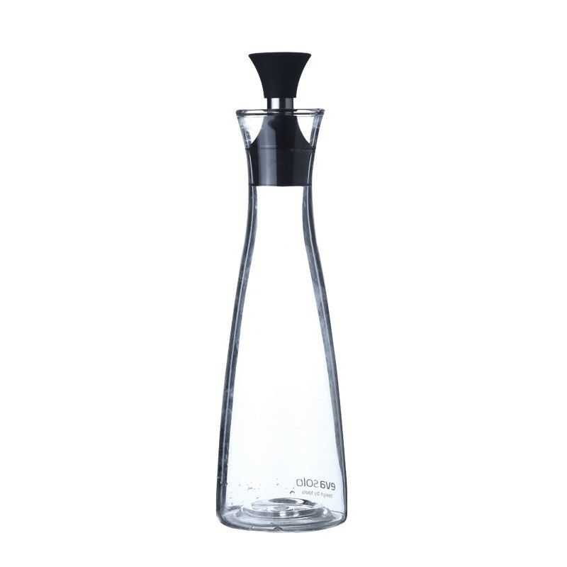 Dansk glass lekkasjesikker olje krydderflaske smaksflaske soyasaus olivenolje krukke høyt bor glass restaurant kjøkkenutstyr: 500ml