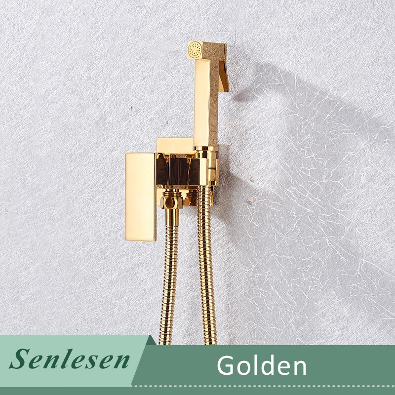 Senlesen Bidet Kraan Gouden Messing Sproeier Nozzl... Grandado