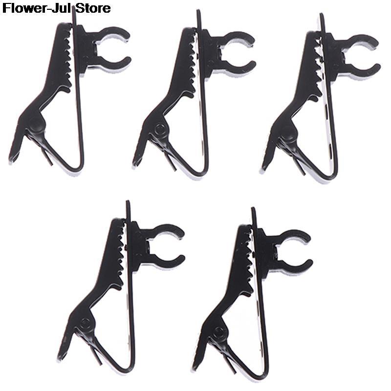 5 stück mikrofon-eisenclip, krawattenklammer, mikrofon-anstecknadel, kragenclip, mikrofonzubehör