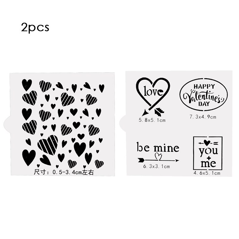 Magnetyczny uchwyt robić szablonów robić dekorowania ciastek wzornik robić mocowania ramki niestandardowy uchwyt robić szablonów stempel robić ciastek dekorowanie i przyrząd robić pieczenia: 2szt Stencil