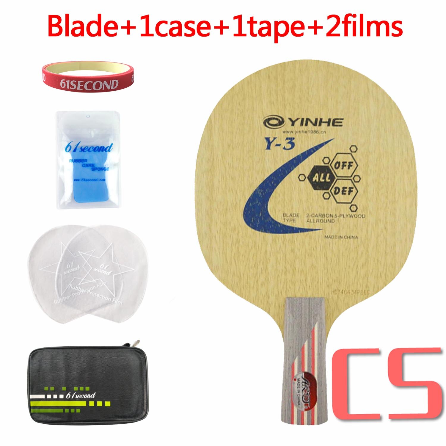 Original Yinhe Milky Way Galaxy Y-3 Y3 Y 3 table tennis pingpong blade: CS with F 1case