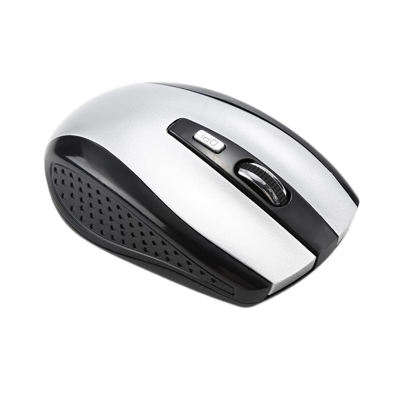 2.4Ghz Wireless USB Mouse 1600DPI 6 Buttons Mouse Battery Powered Mice With USB Receiver For Laptop Notebook PC Desktop