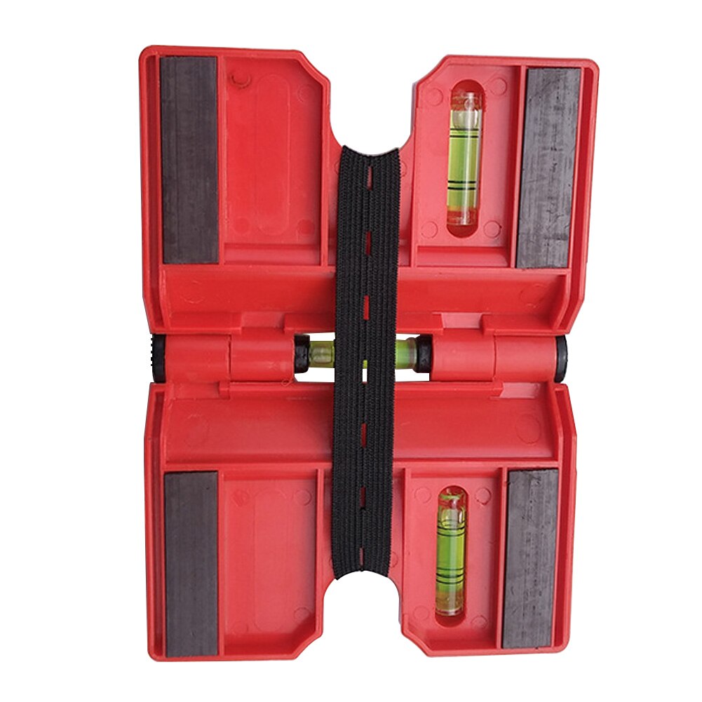 ABS Portable Angle Gauge Meter Practical Folding Magnetic Simple Measuring Precise Level Ruler Adjustable