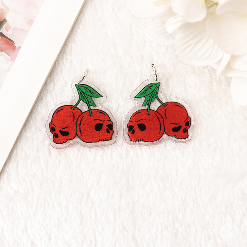 Kitsune-Breloques Grenouille, Pièce Plus Lente, Crâne, Aucun pour Boucle d'Oreille, Porte-clés, Pendentif, Collier, Bricolage, Exécutif, 6Pcs