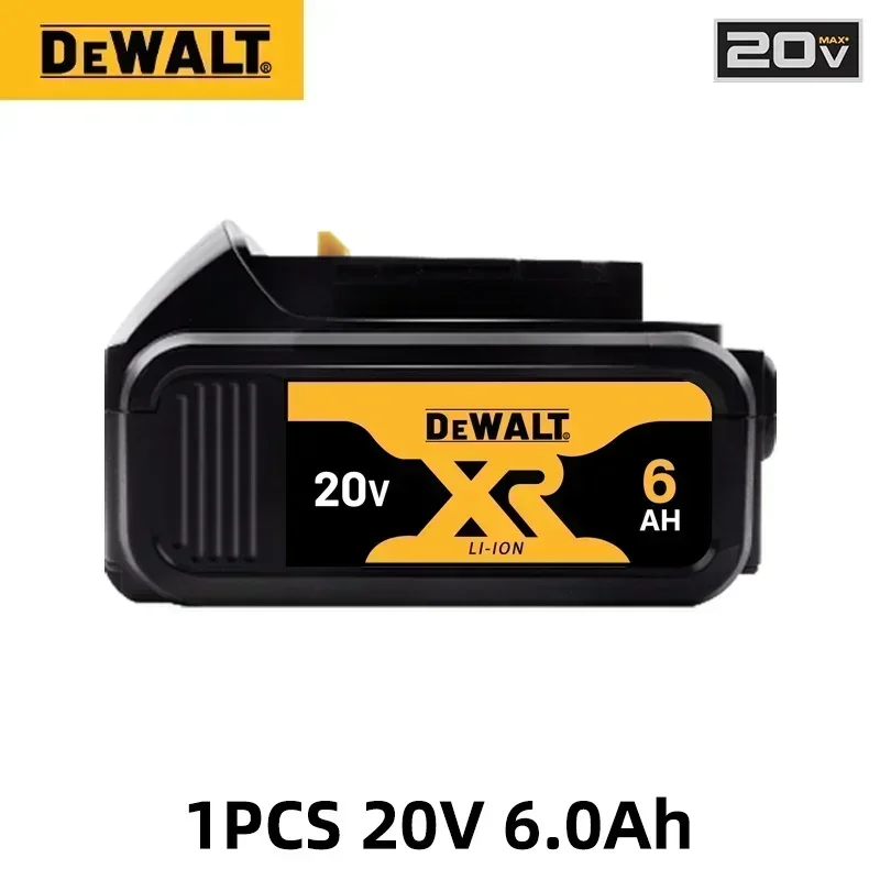 Batterie originale-DEWALT 20V, 6AH, batterie lithium-ion rechargeable, DEWALT, DCB115, DCB118, charge rapide, batterie pour outils DEWALT,: green