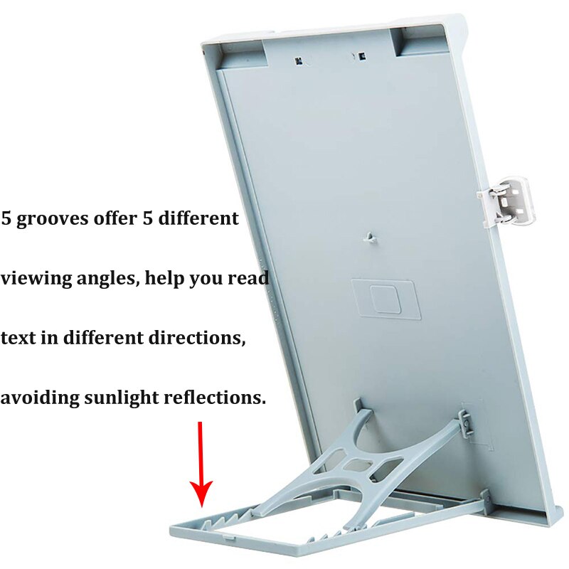 Adjustable Computer Document Holder Stand Gray Three-dimensional document holder Reading frame Profession Office Supplies