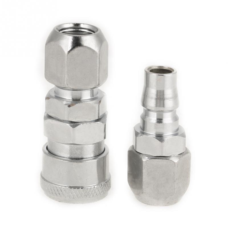 BSP 12 Pneumatic Air Compressor Hose Quick Coupler Plug Socket Connector 8PCS/Set