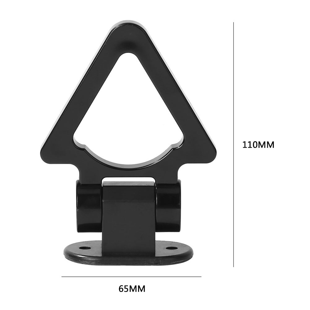 Pegatina de parachoques Universal ABS para coche, gancho de remolque, correa de remolque, cuerdas de remolque, gancho, barras de remolque: Black