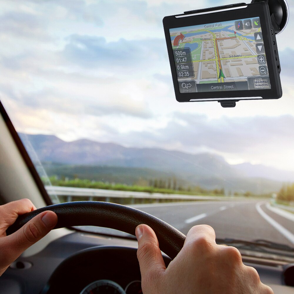 1pc Car GPS Navigation Device Car-mounted Touch Screen GPS Navigation Tool Navigator for Car