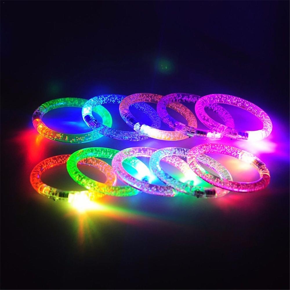 LED Knippert Armband Light Up Acryl Polsbandje Party Bar Chiristmas Lichtgevende Armband Lichtgevende Speelgoed Voor Kinderen
