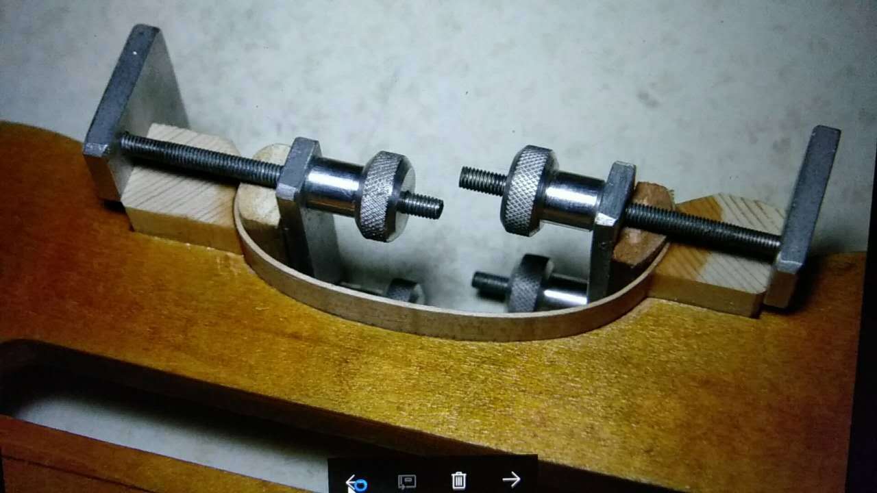 Een Stuk Luthier Tool Viool Maken Tool Rib Hout Klem Luthier Tool Metal Body
