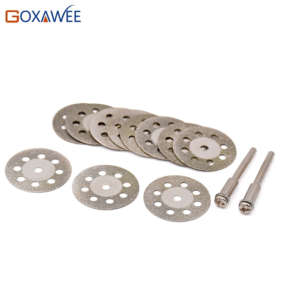25mm Dremel Accessoires diamant slijpschijf 10pcs mini cirkelzaag snijden schijf Diamant Schurende schijf Dremel rotary tool