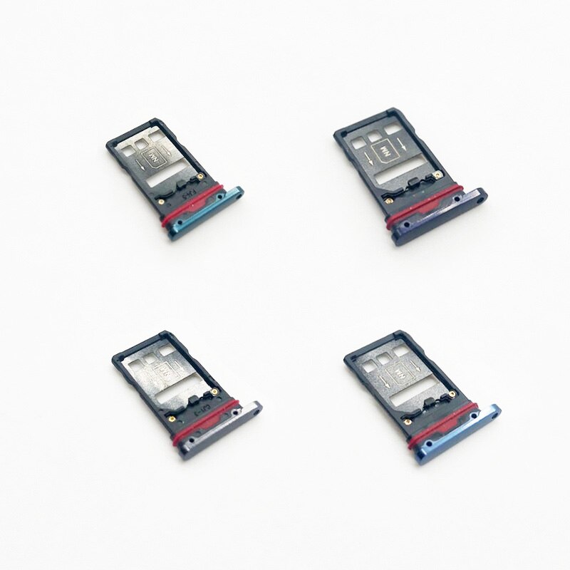 10 stuks/lot simkaarthouder voor huawei mate 20 pro lya -al00 /  mate 20 x simkaartadapter vervangende onderdelen