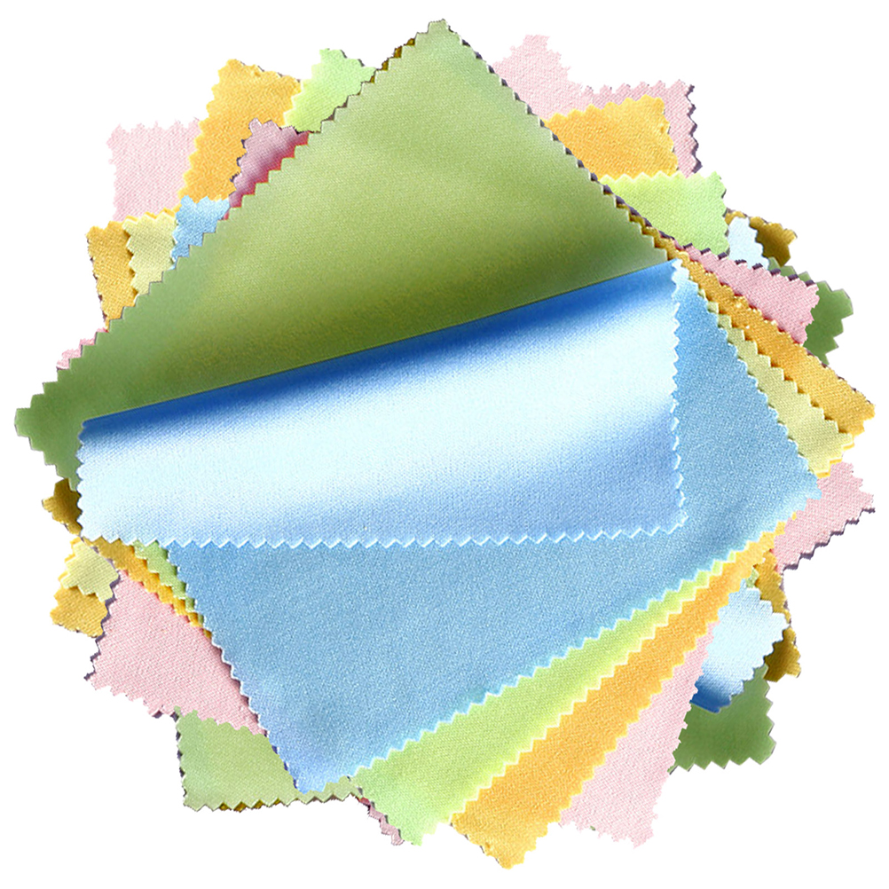 100x Mikrofiber Brillerens Klude - 10x10cm Farvede til Telefon, Linser