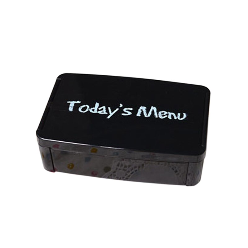 TUUTH Healthy Portable Lunch Box Multi-layer Microwave Heating Bento Boxes High Capacity Food Container Dinner Lunchbox Cutlery: 1 Layer-Black