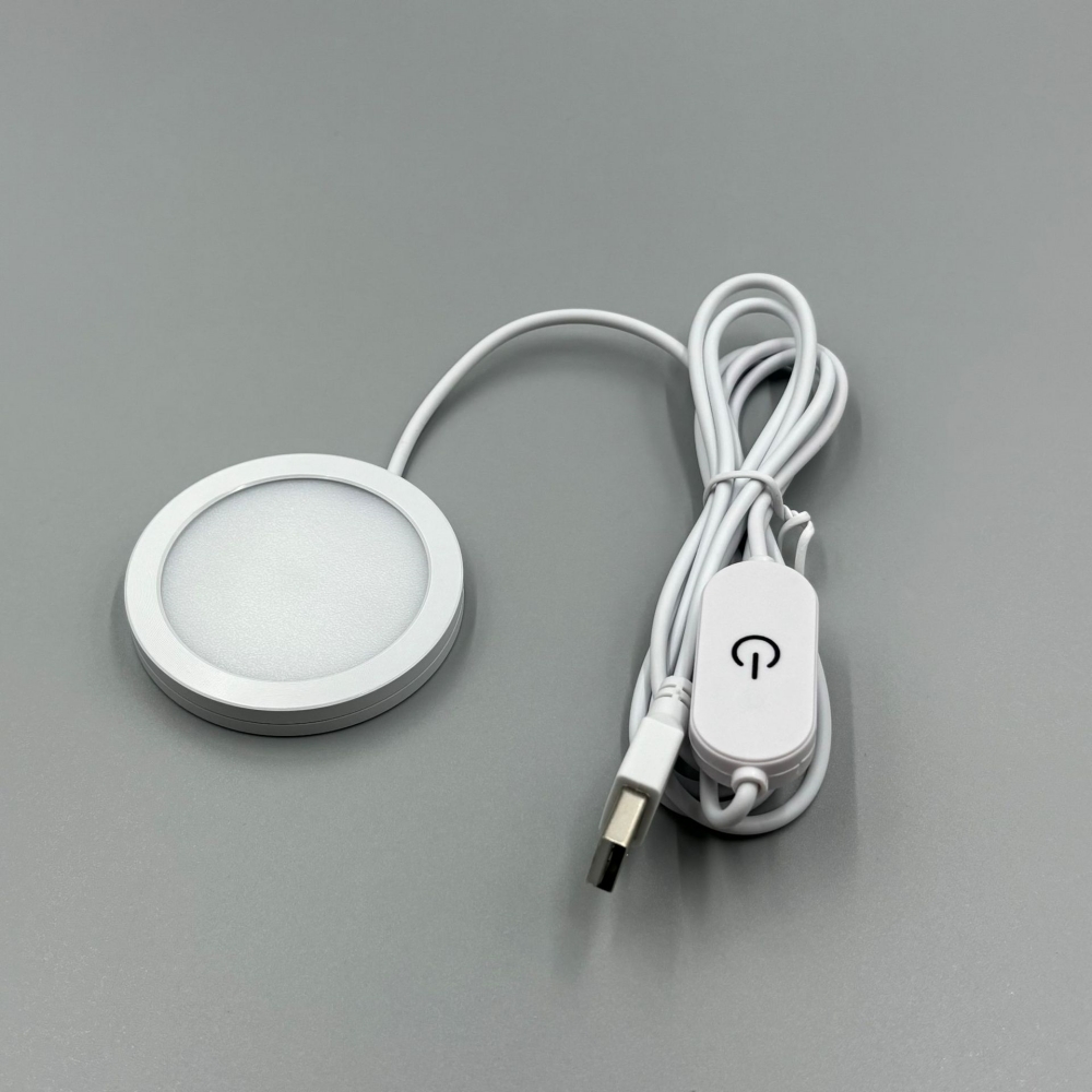 Køkken underskab led-lys vitrineskab hylde campingvogn autocamper indvendigt skabslys  dc 5v x 3w usb led-lys natlampe: Rød & gul & blå / Lysegul