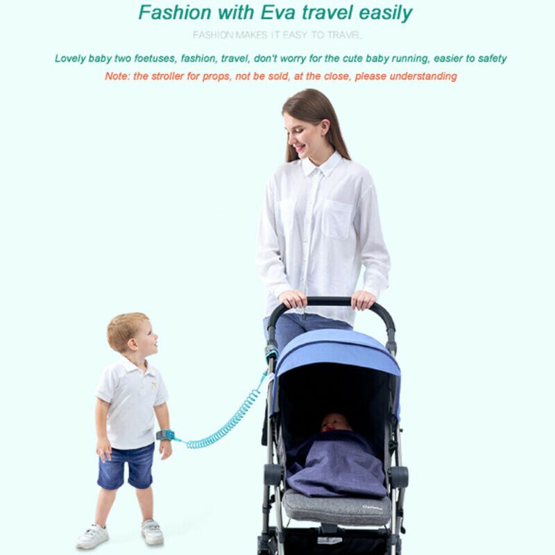 Child Safety Harness Leash Anti Lost Wrist Link Traction Rope For Baby Kids