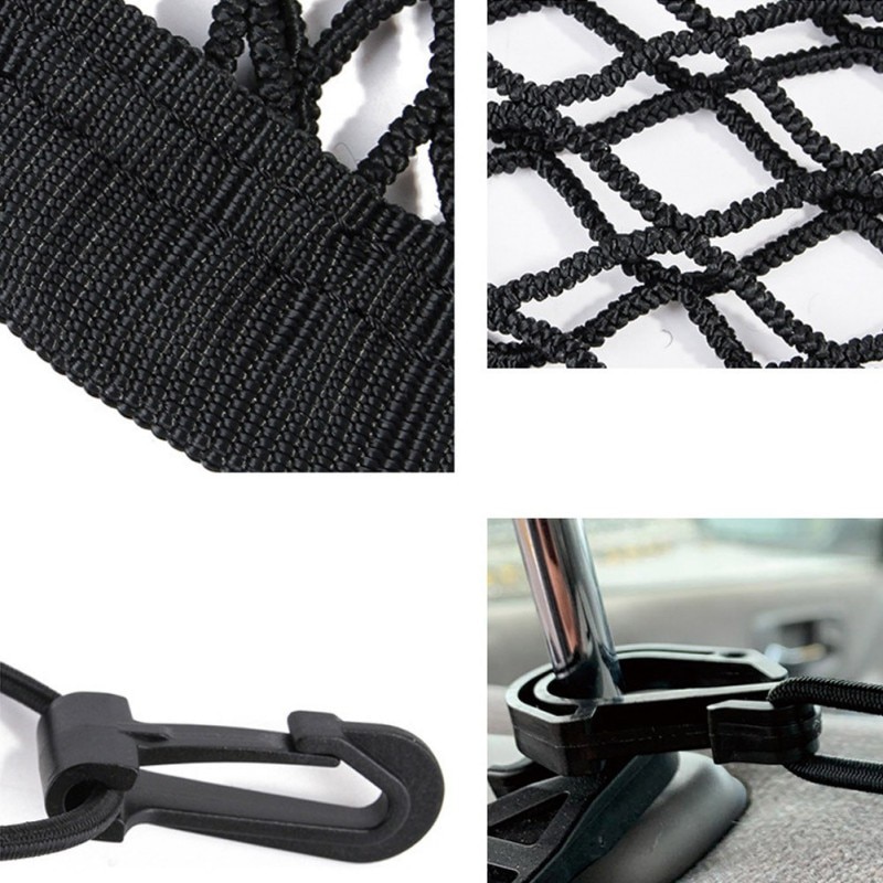 Car Dog Pet Barrier Guard Back Seat Safety Protector Mesh Net For SUV Truck Van Car Storage Bag
